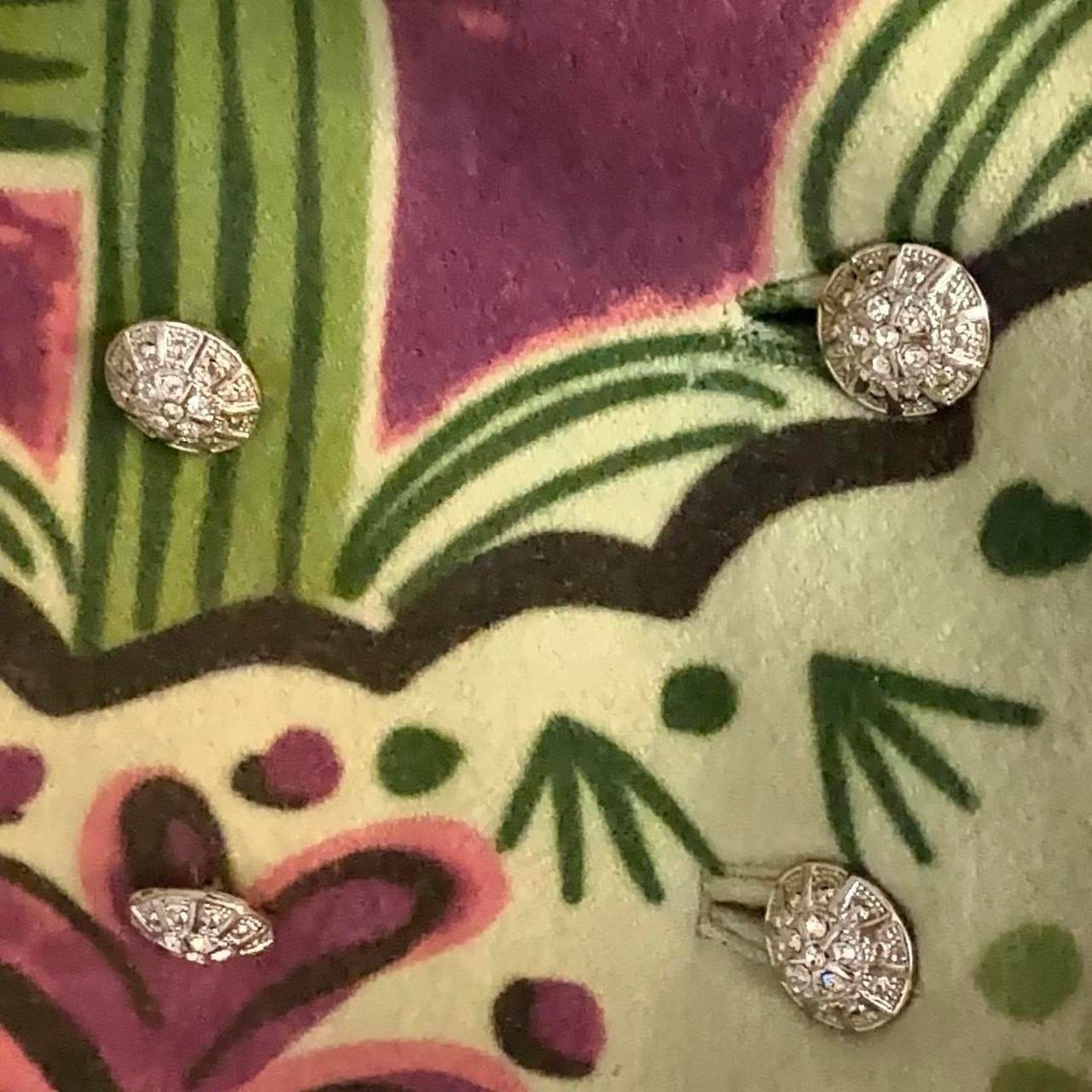 Custo barcelona cactus print faux fur jacket