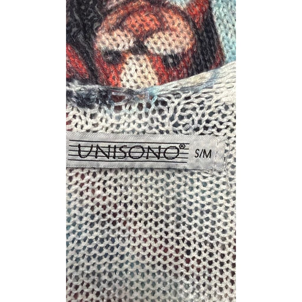 Unisono European boutique Graphic knit Tank Whimsical cityscape Graphic