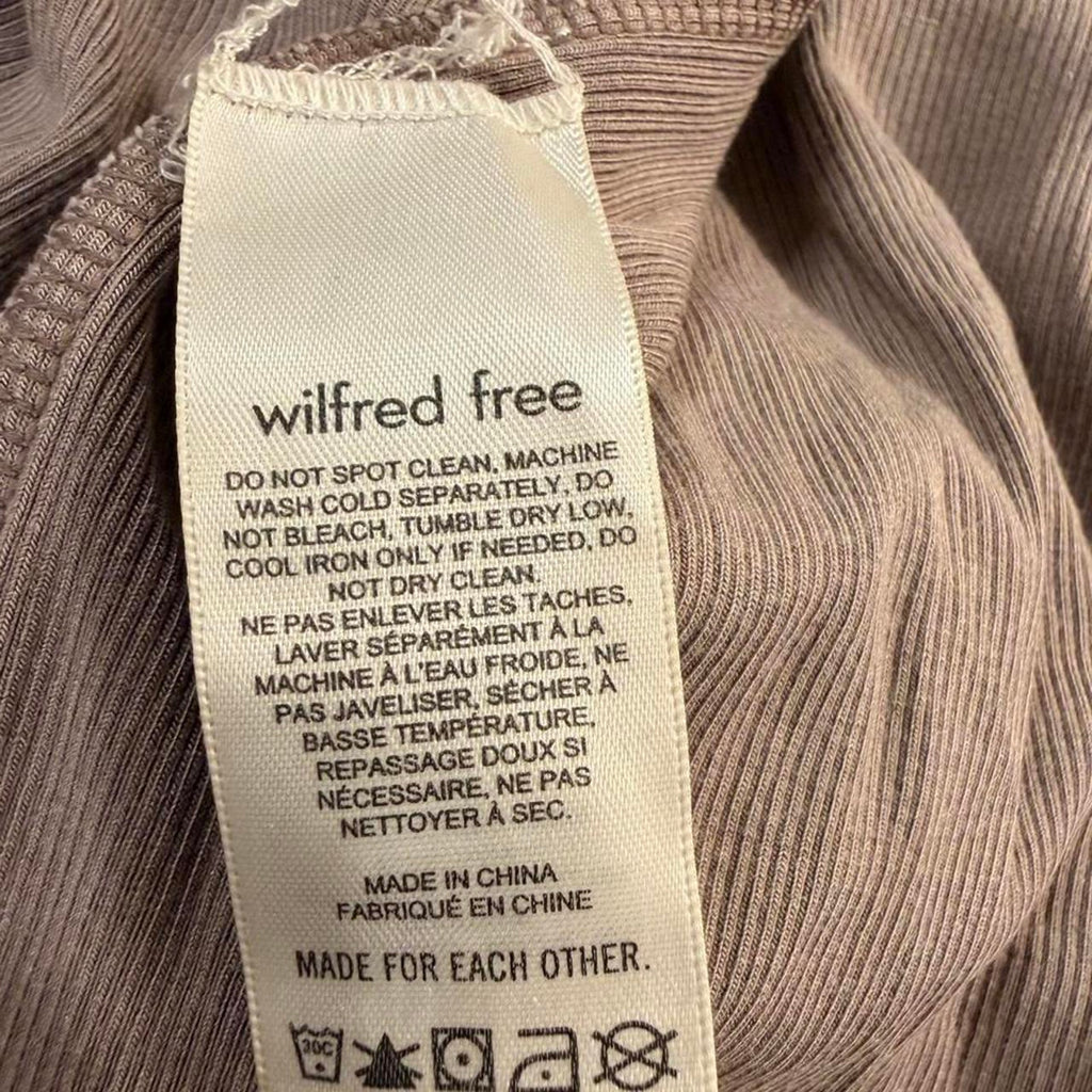 Wilfred free ribbed knit midi