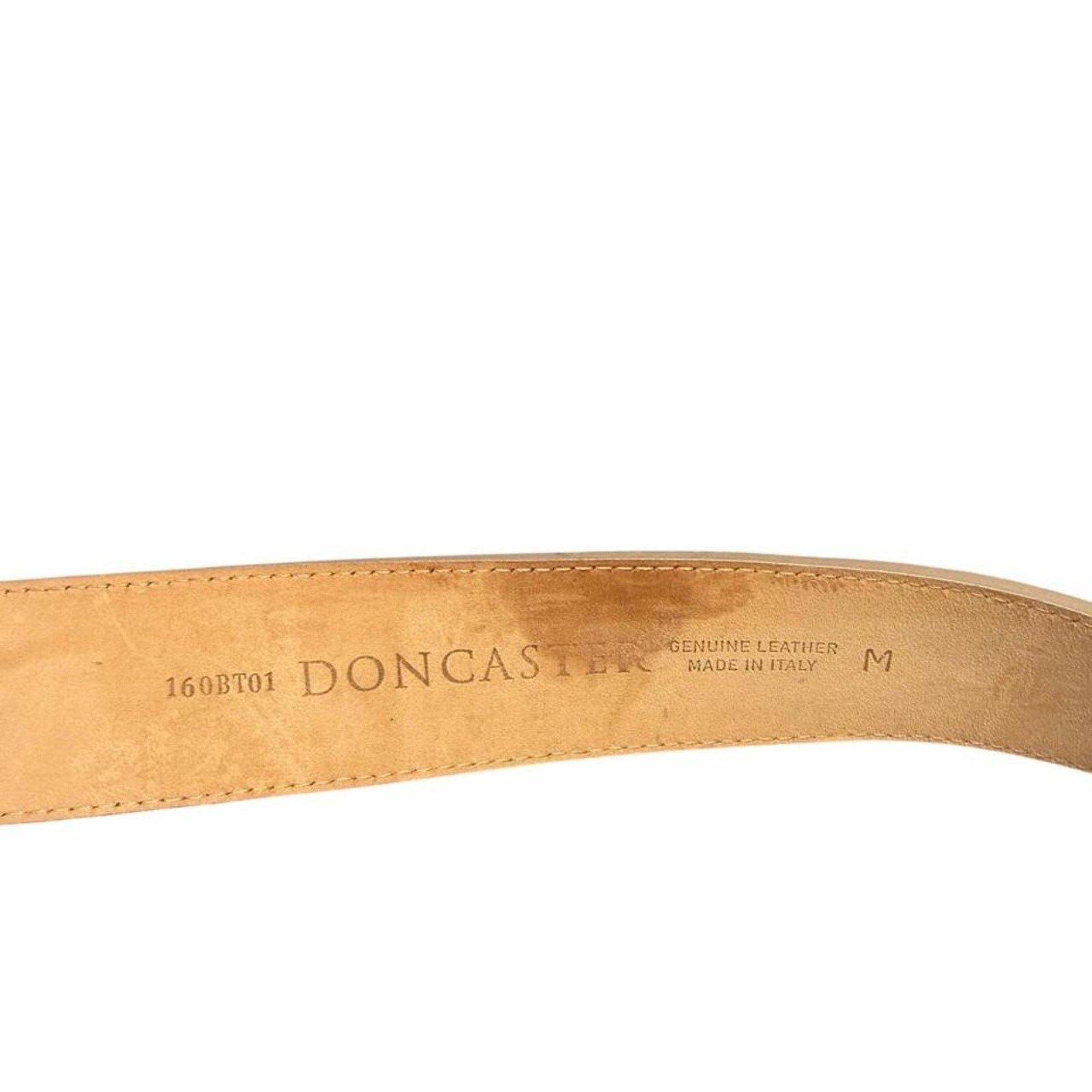Genuine leather belt with crocodile print low rise Y2K Made in Italy