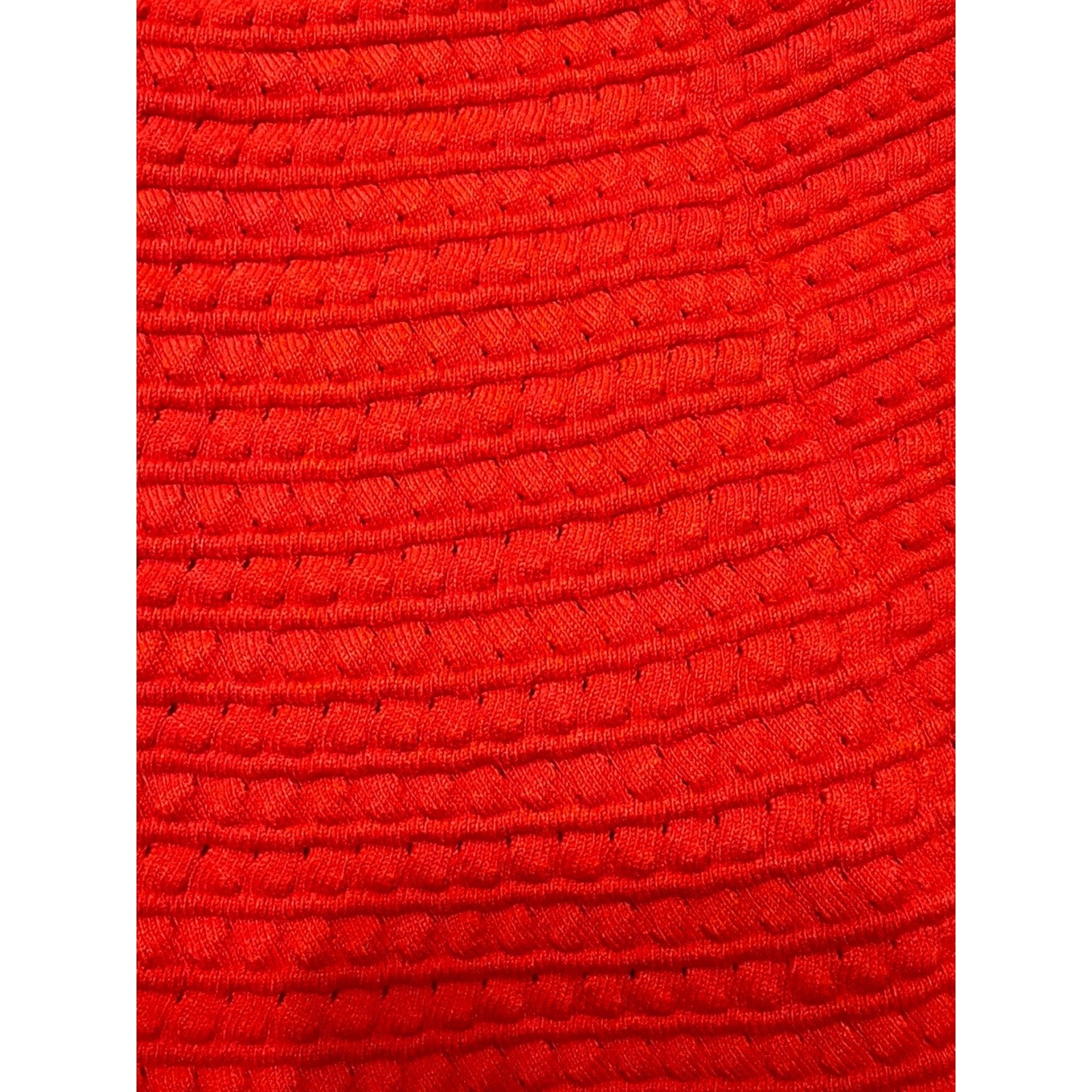 Theory Rortie Prosecco Red/ Orange Textured A-Line Skater Skirt