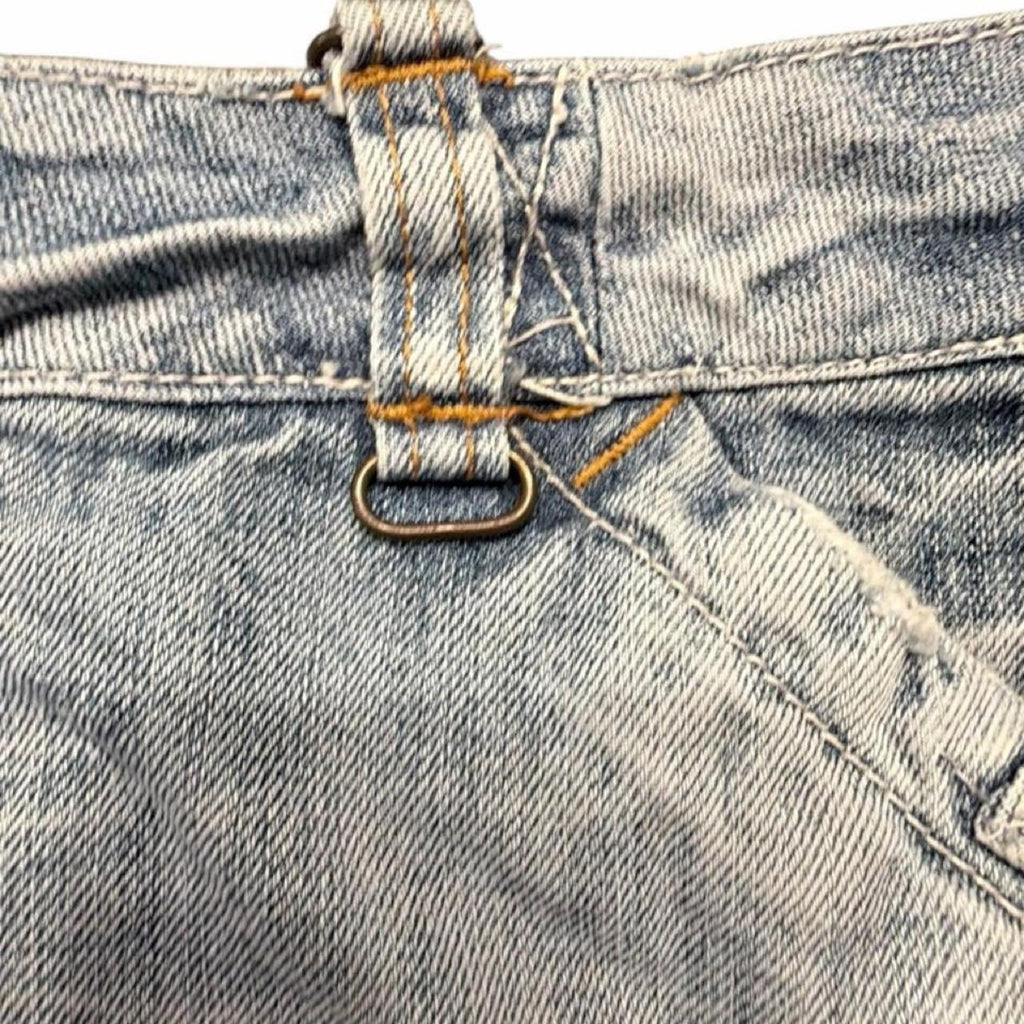 Y2k low rise denim mini