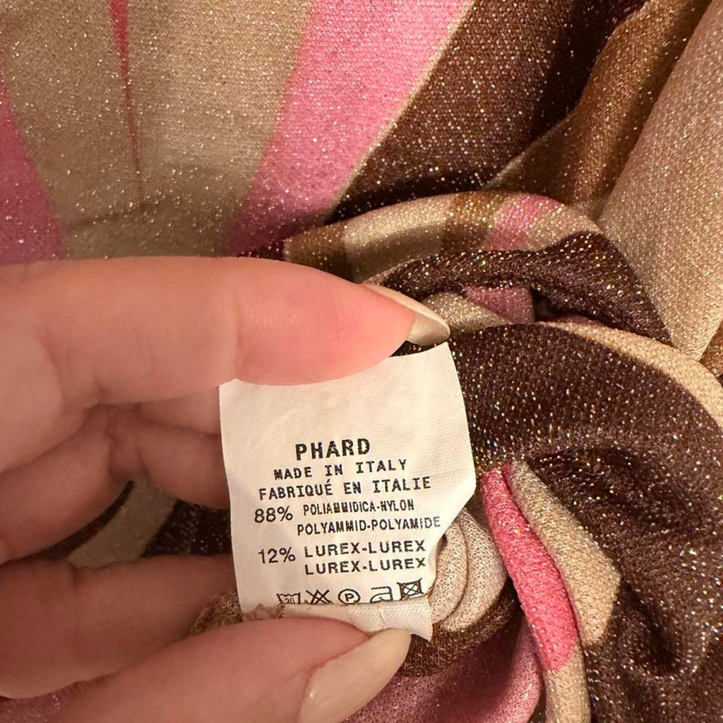 Phard italy y2k metallic swirl
