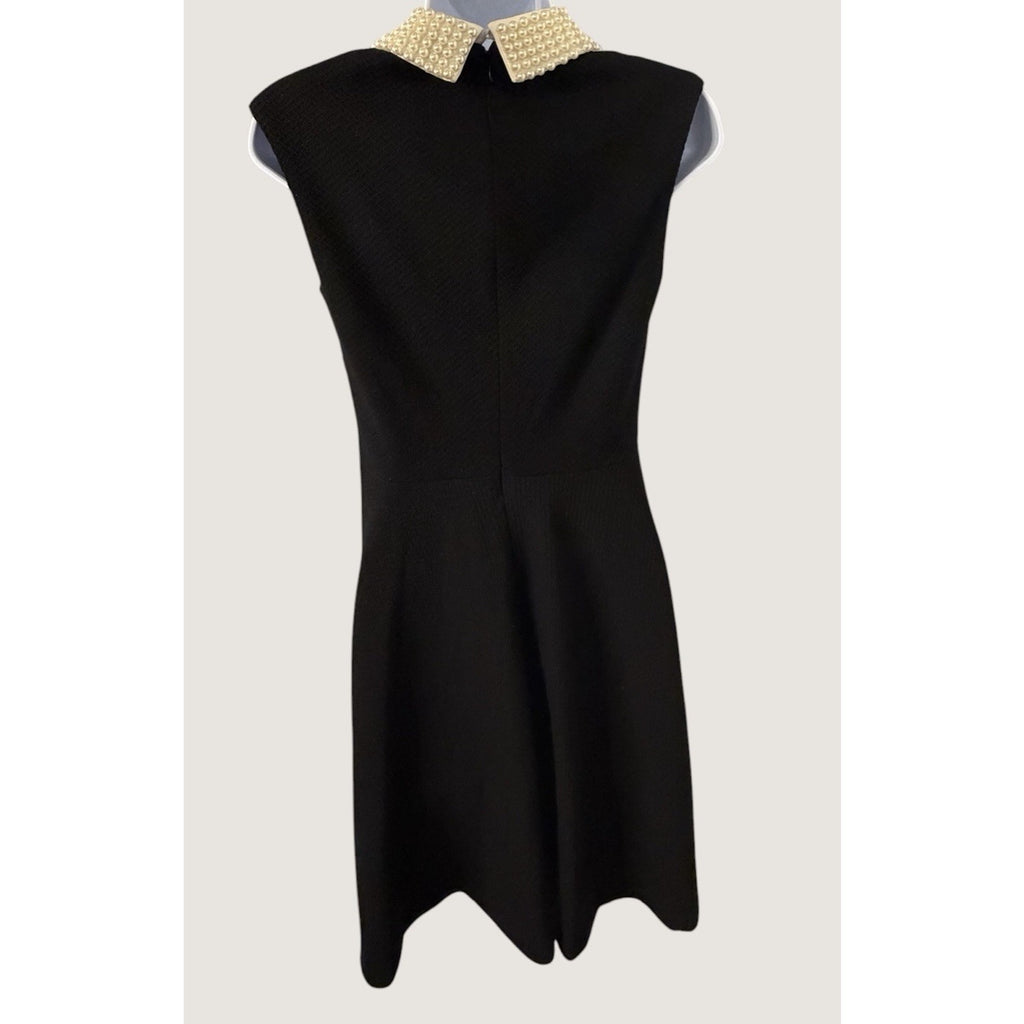 Betsey Johnson Size2 Fit Flare Dress Pearl Collar As Seen On Pretty Little Liars