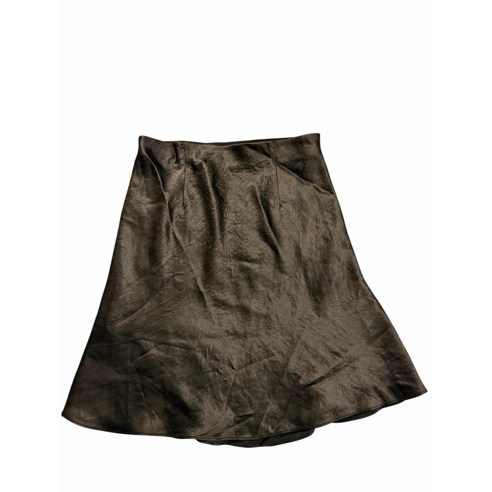 Title: Aritzia Babaton Slip Satin Mini Skirt Black High Sheen Satin Size 4