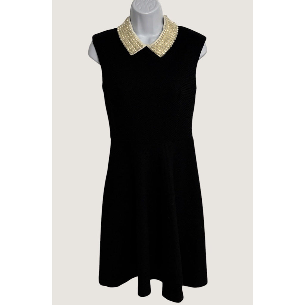 Betsey Johnson Size2 Fit Flare Dress Pearl Collar As Seen On Pretty Little Liars