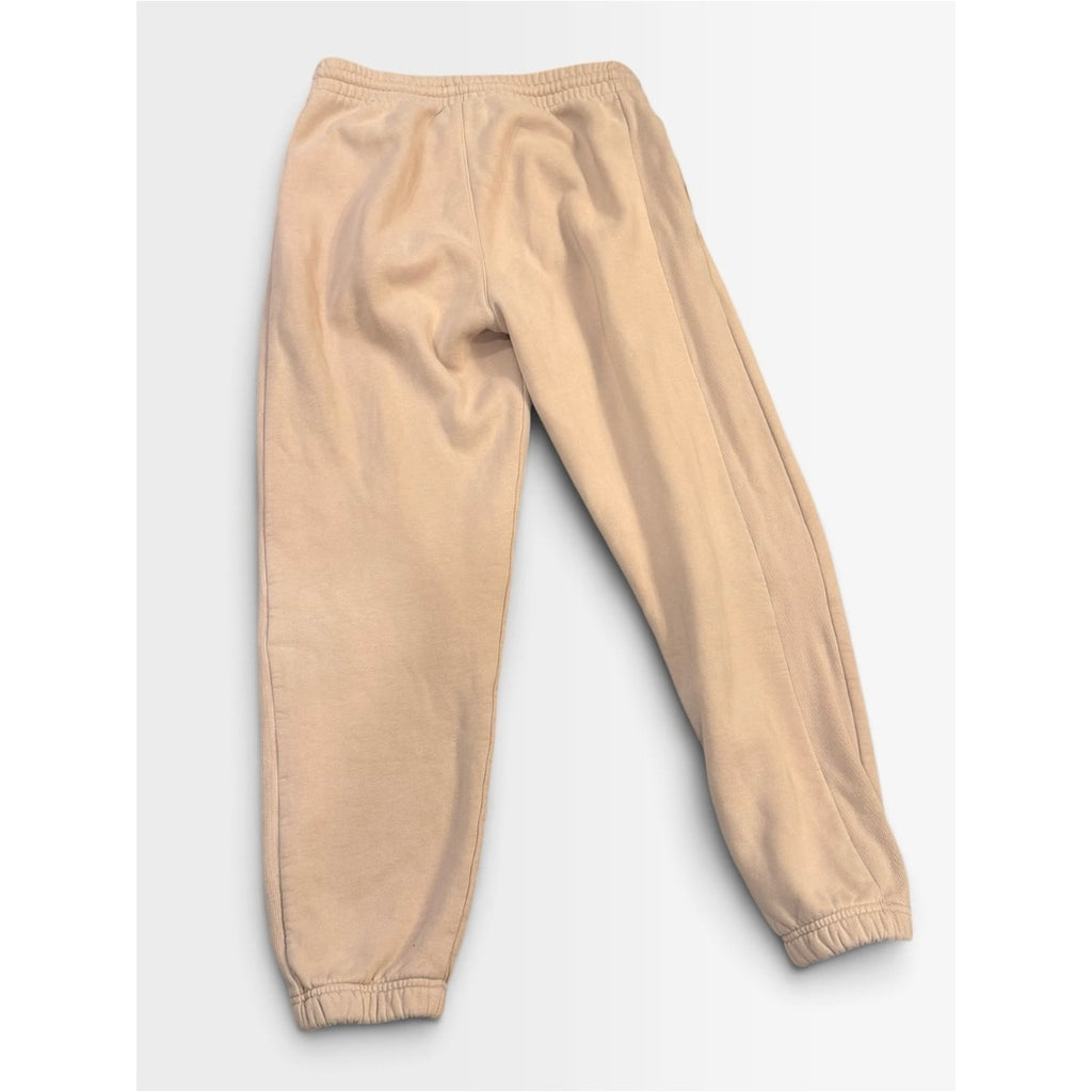 Aritzia Sweatfleece Cozy Fleece Boyfriend Fit Sweatpants in Beige Size M