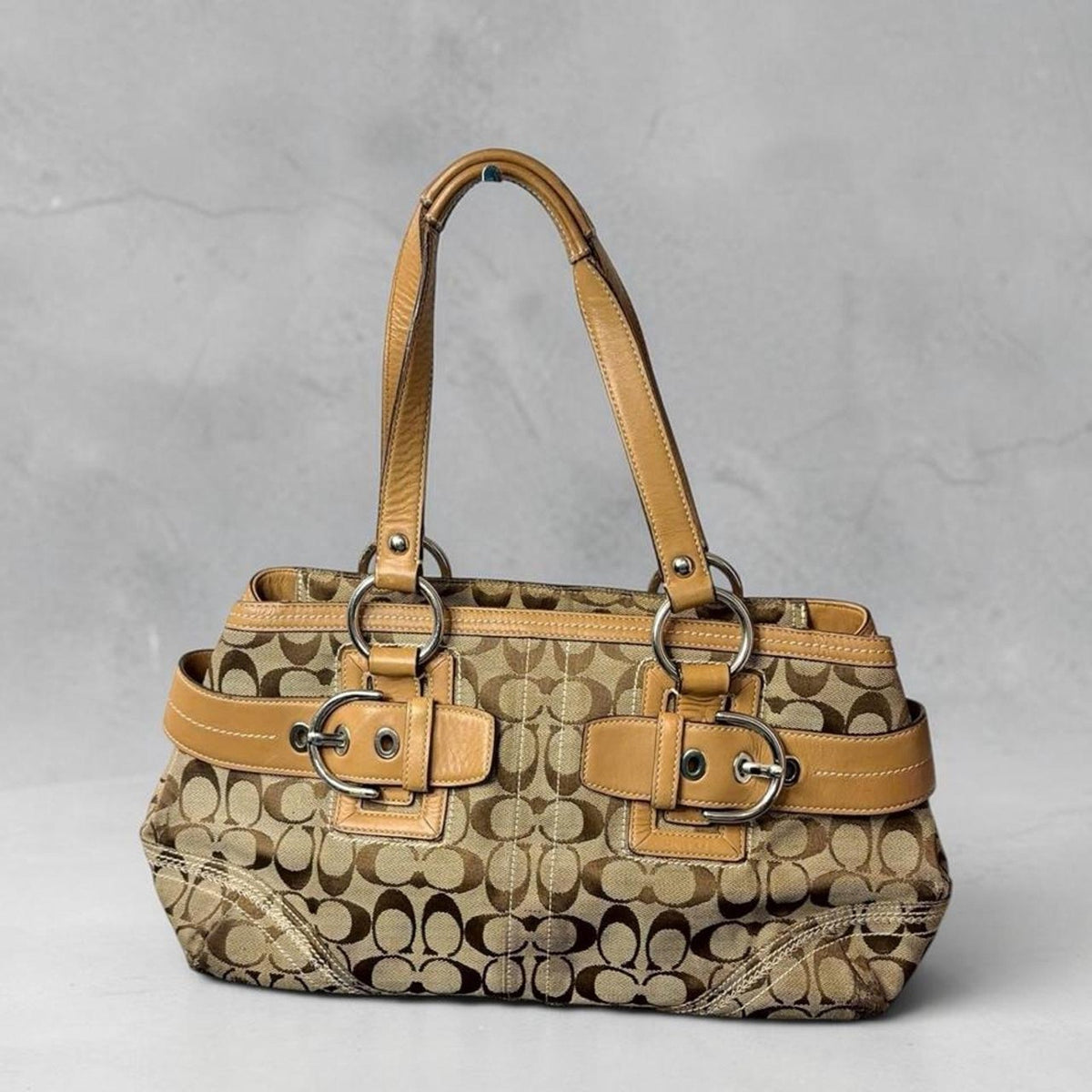 Authentic Vintage Coach Soho Signature Satchel