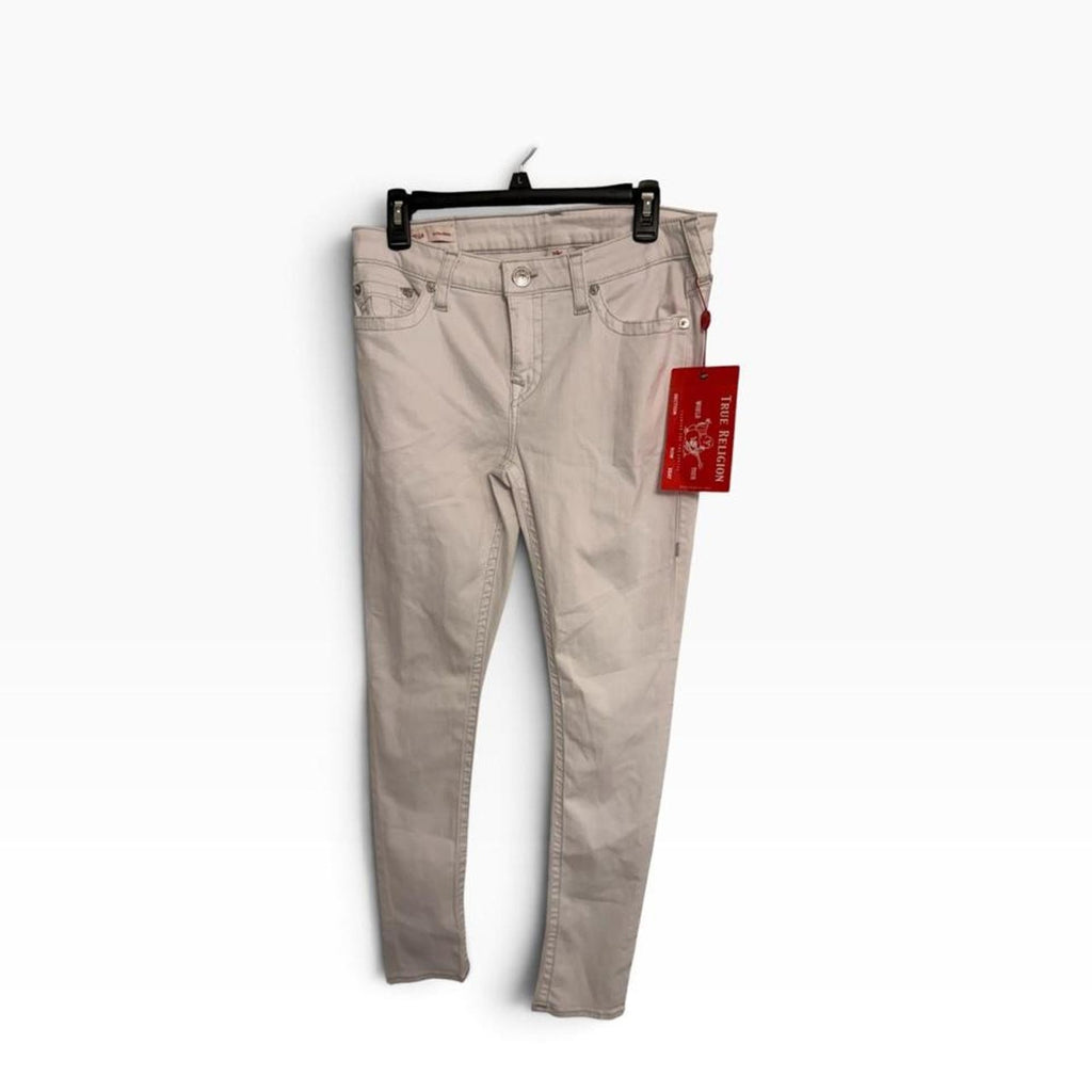 True religion stella low rise jeans size 33 Optic White