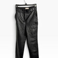 Babaton black faux leather pants