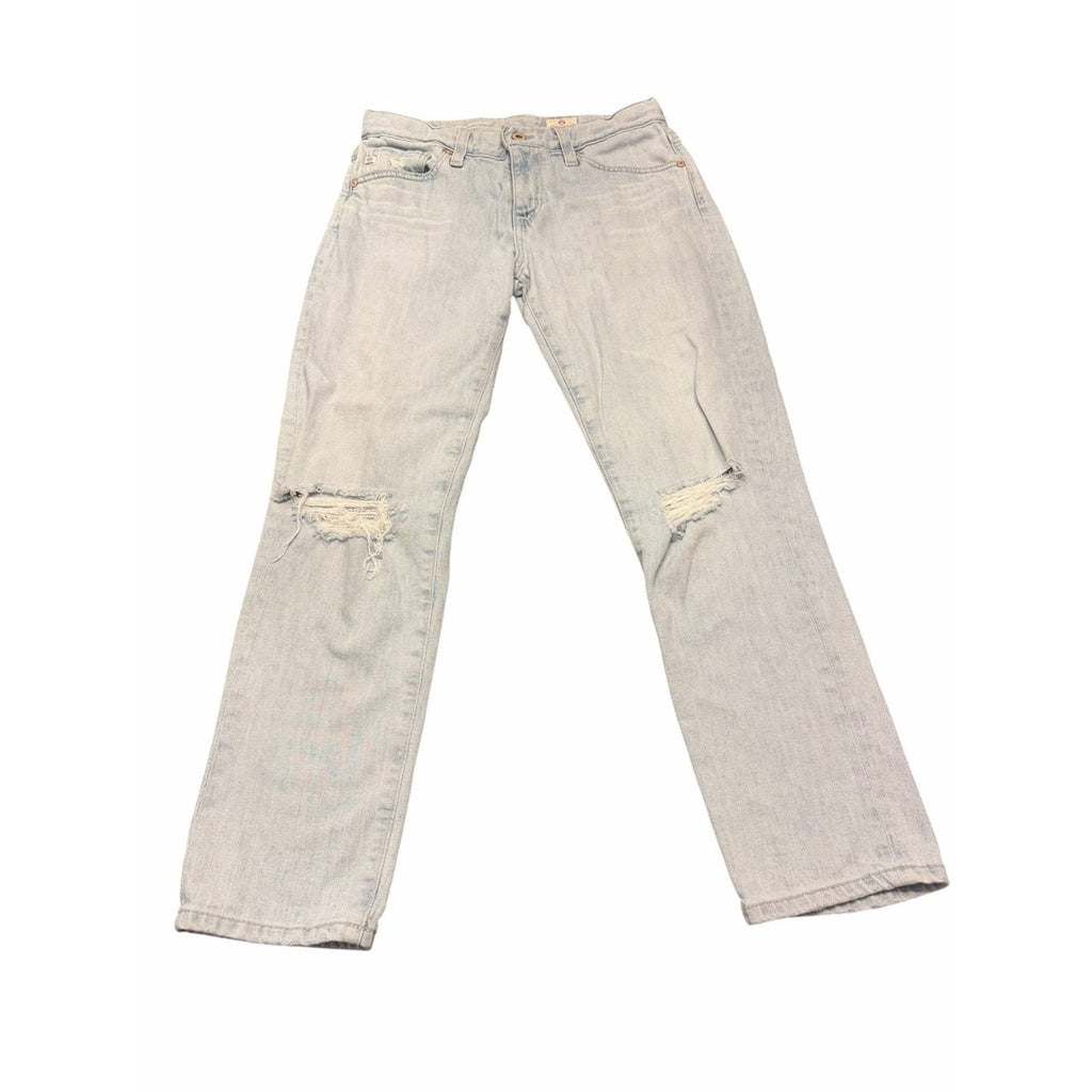 Ag Adriano Goldschmied Light Wash Ex Boyfriend Slouchy Slim Jeans Size 25