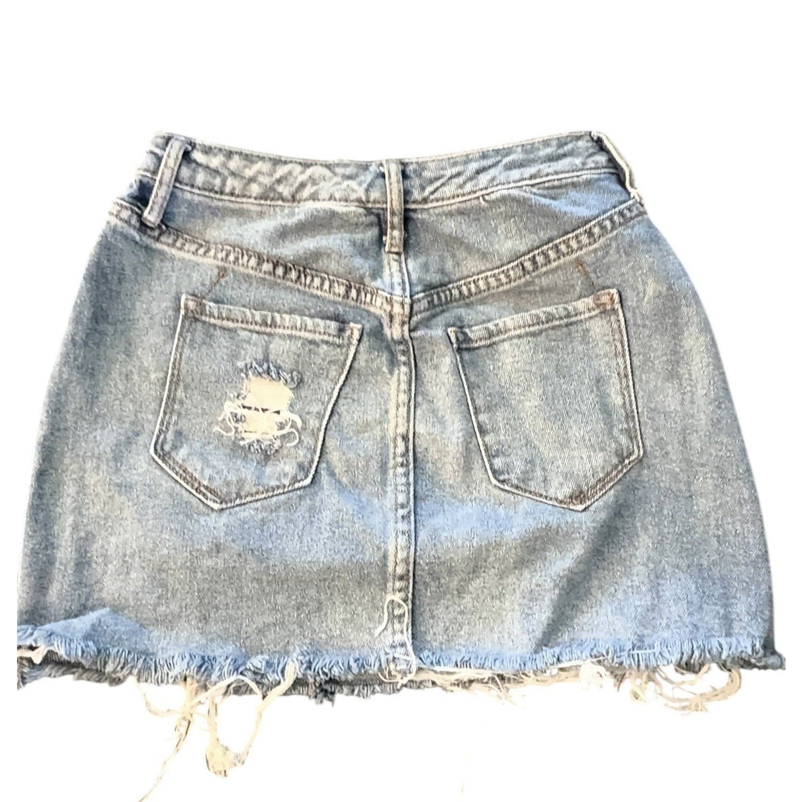 Mossimo Distressed Denim Mini Skirt — Y2K Target Find