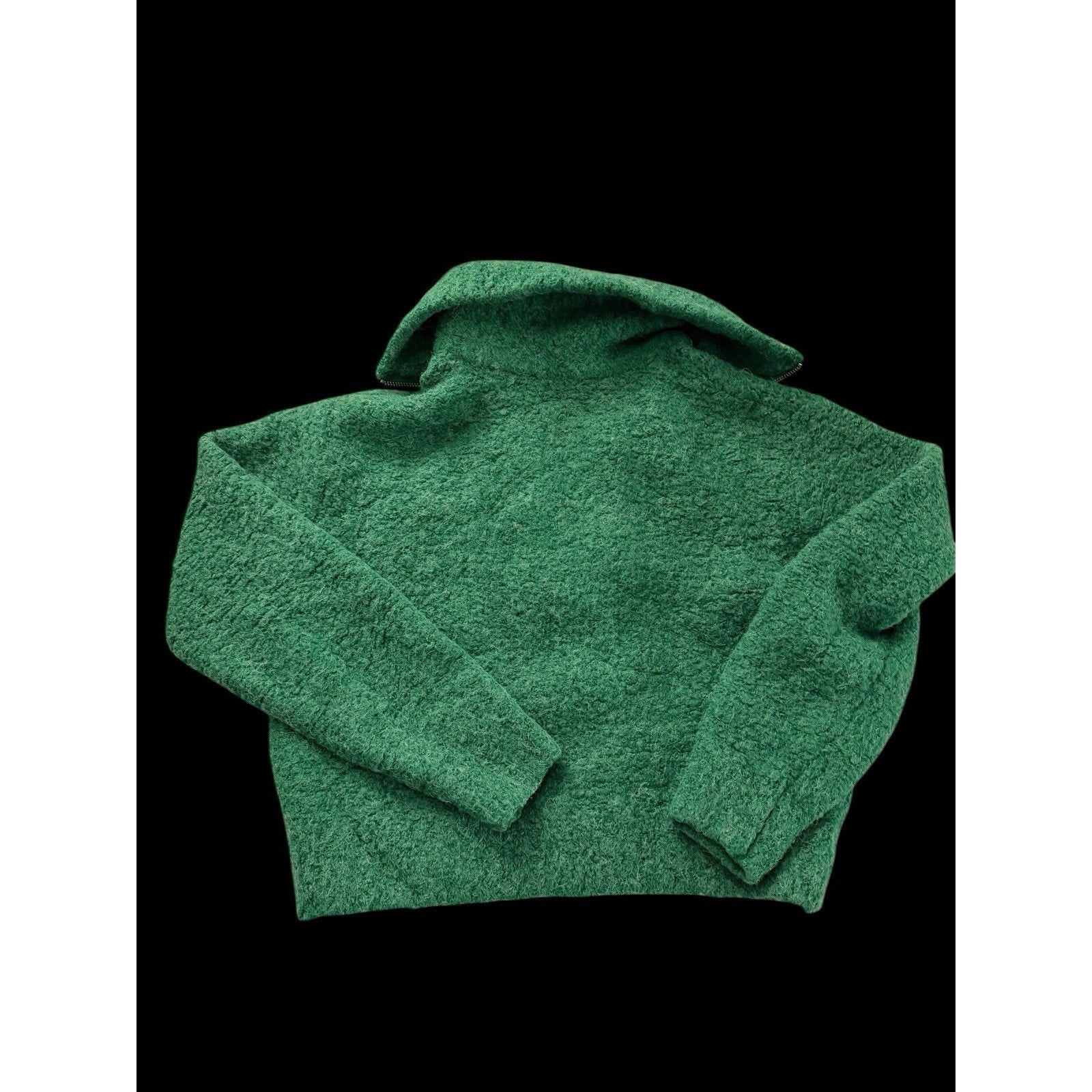 Wilfred Free Aritzia Green Alpaca Blend Quarter Zip Sweater Size XXS