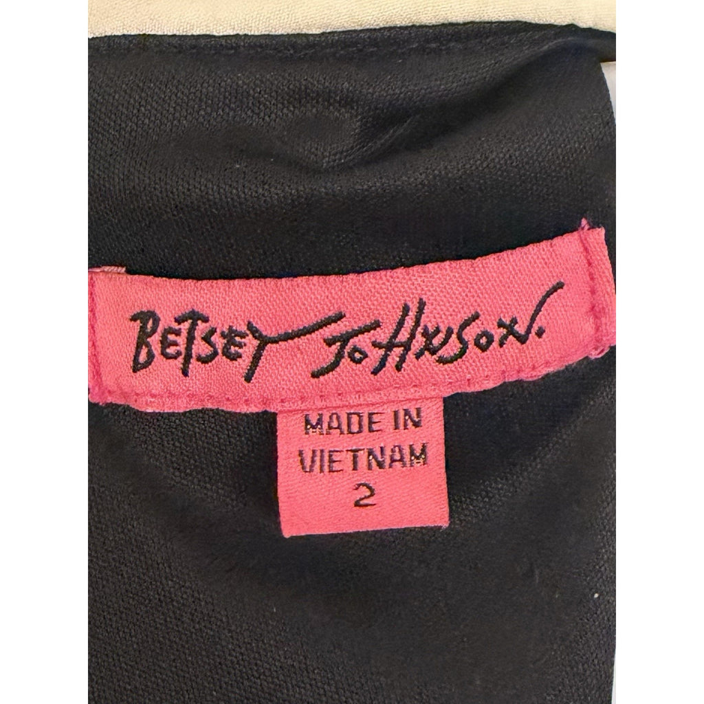 Betsey Johnson Size2 Fit Flare Dress Pearl Collar As Seen On Pretty Little Liars