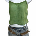 Miss sixty green cropped cami