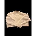 Sunday Best by Aritzia Peggy Cropped Merino Wool Sweater – Cream Size Medium
