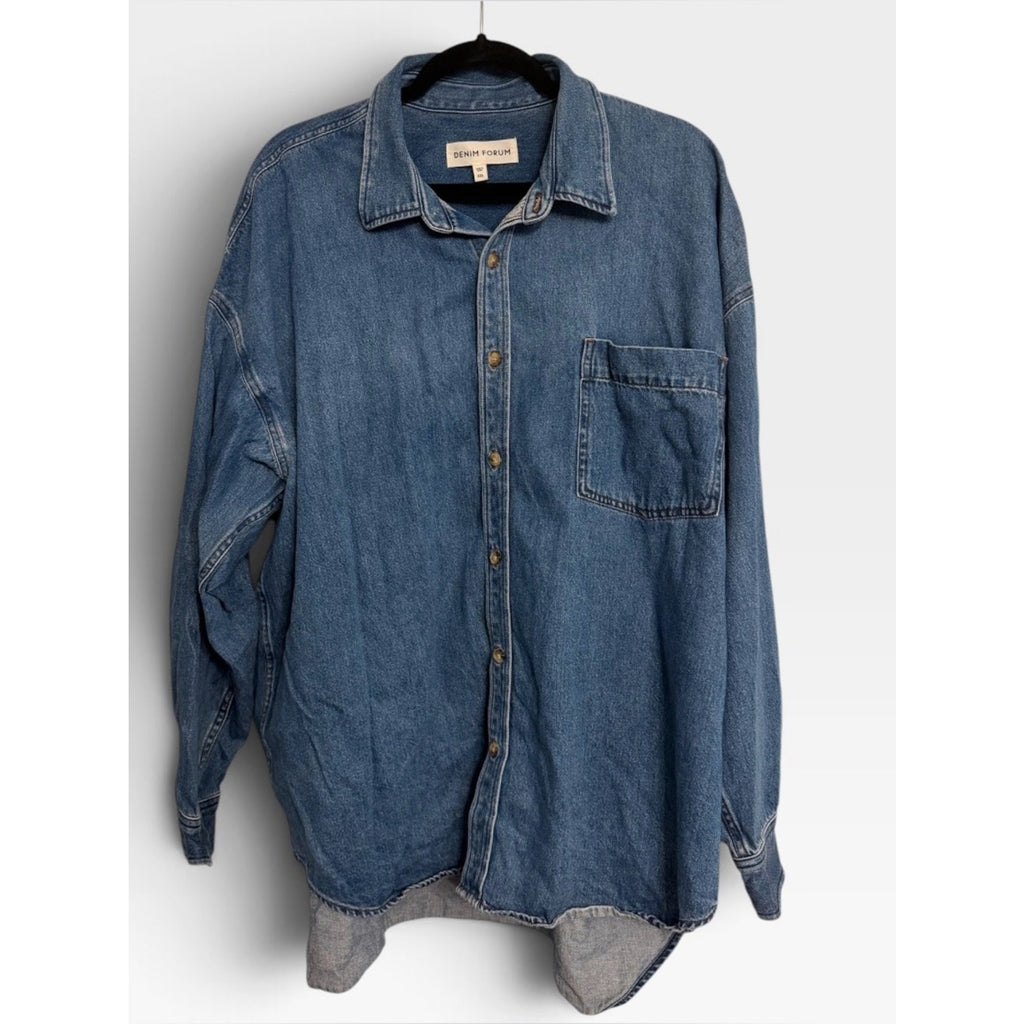 Denim Forum The 80’s Comfy Denim Shirt XXL