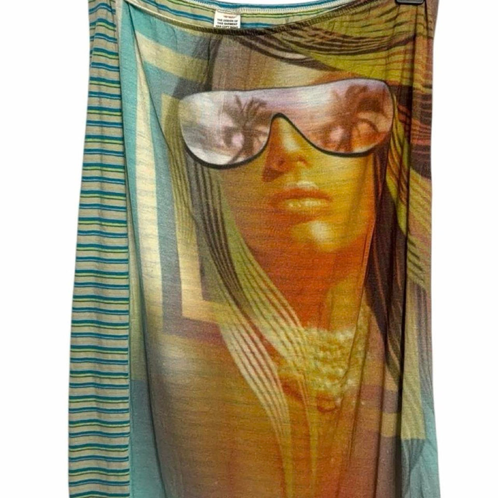 Custo barcelona y2k sheer graphic