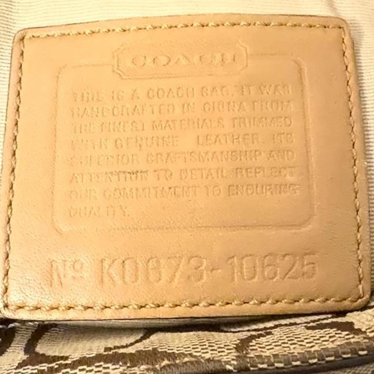 Authentic Vintage Coach Soho Signature Satchel