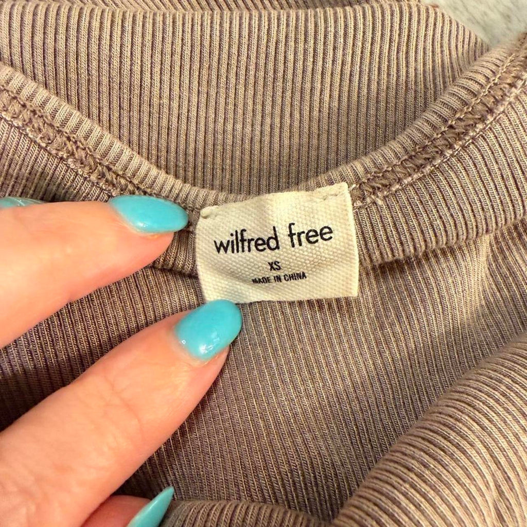 Wilfred free ribbed knit midi