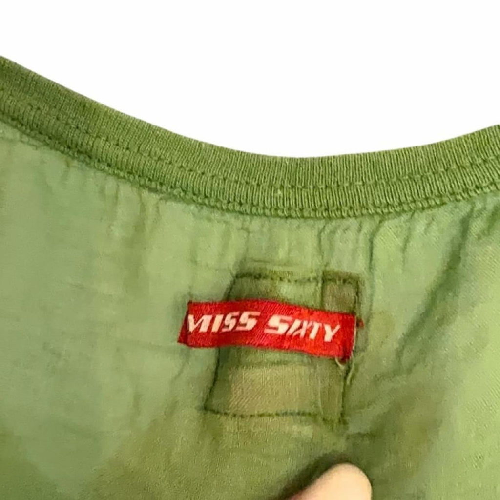 Miss sixty green cropped cami