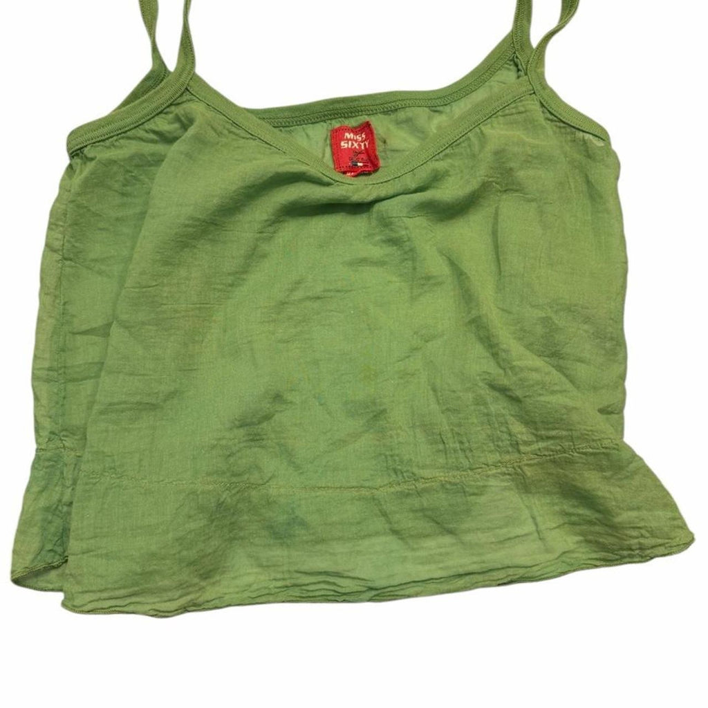 Miss sixty green cropped cami