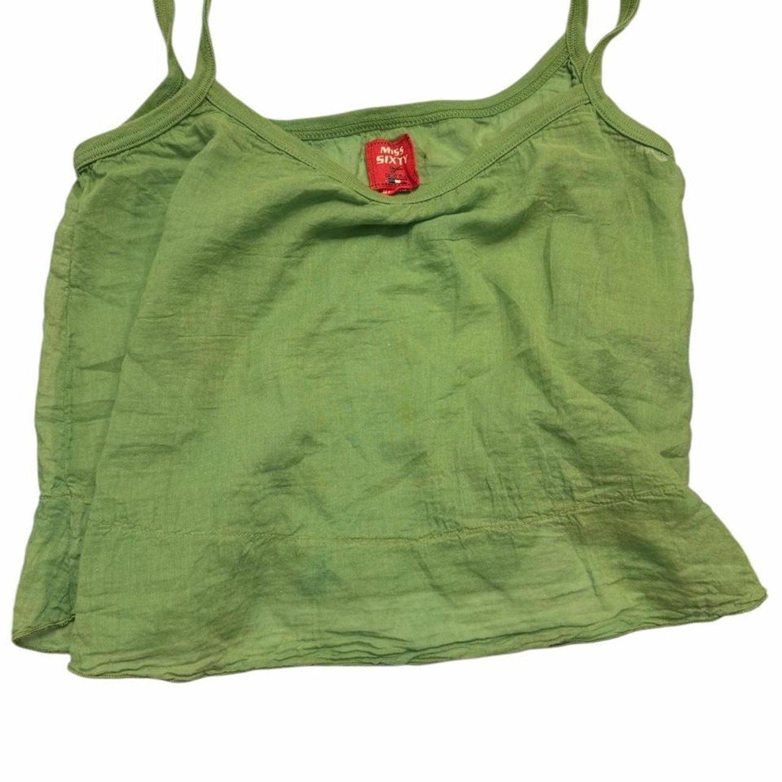 Miss sixty green cropped cami